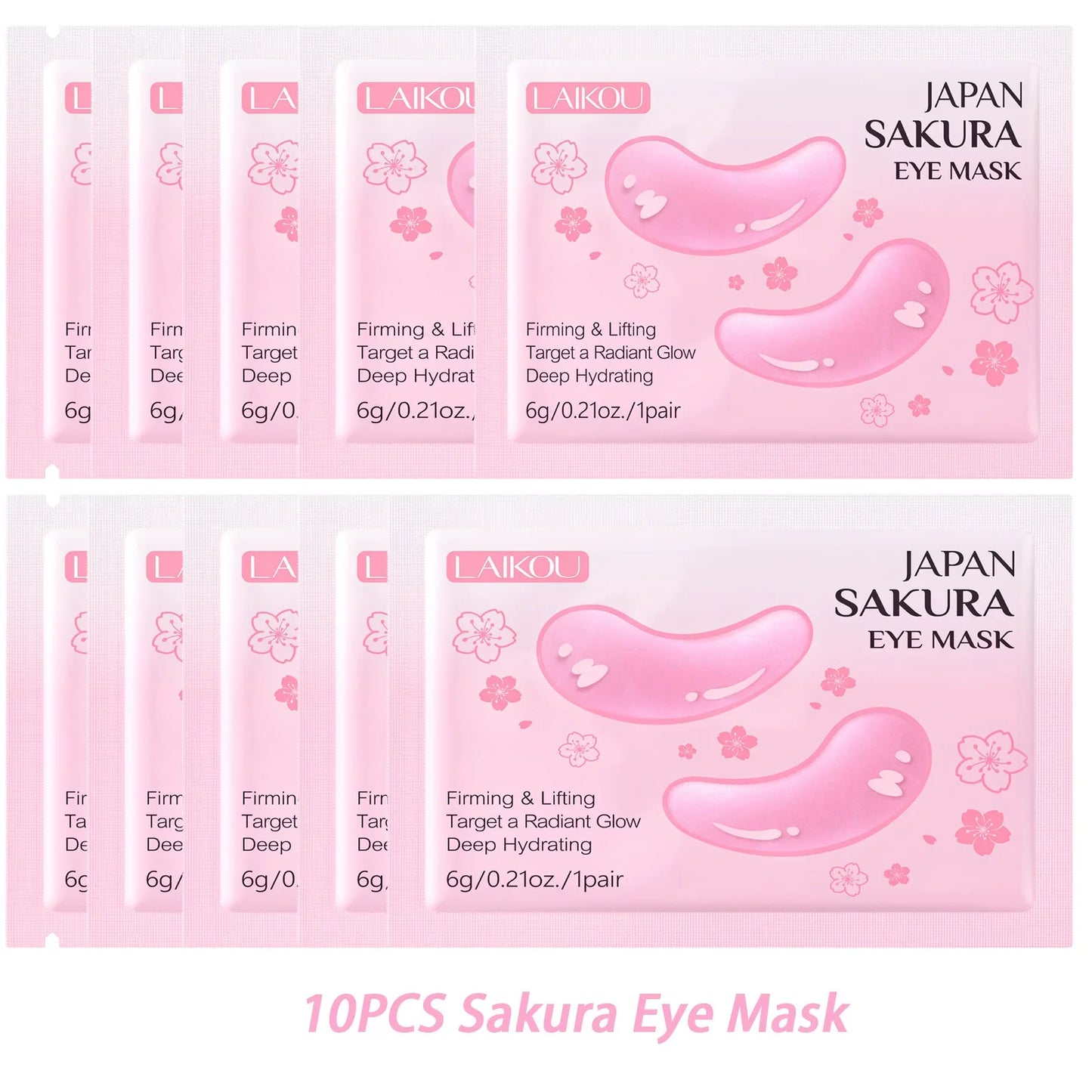 LAIKOU Sakura, Milk & 24K Gold Eye Patches – Dark Circles