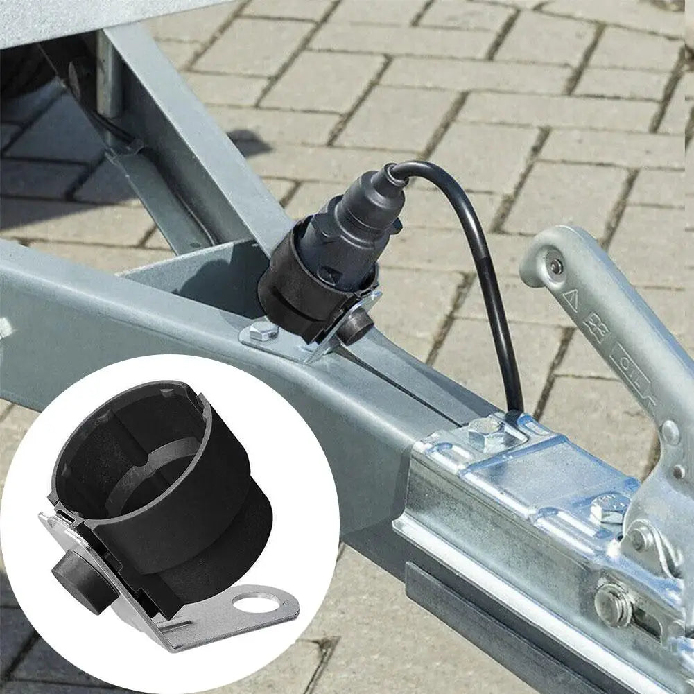 Trailer Plug Holder Universal Accessory for 7 & 13 Pin Connectors Peaceful Pleasures Health and Wellness