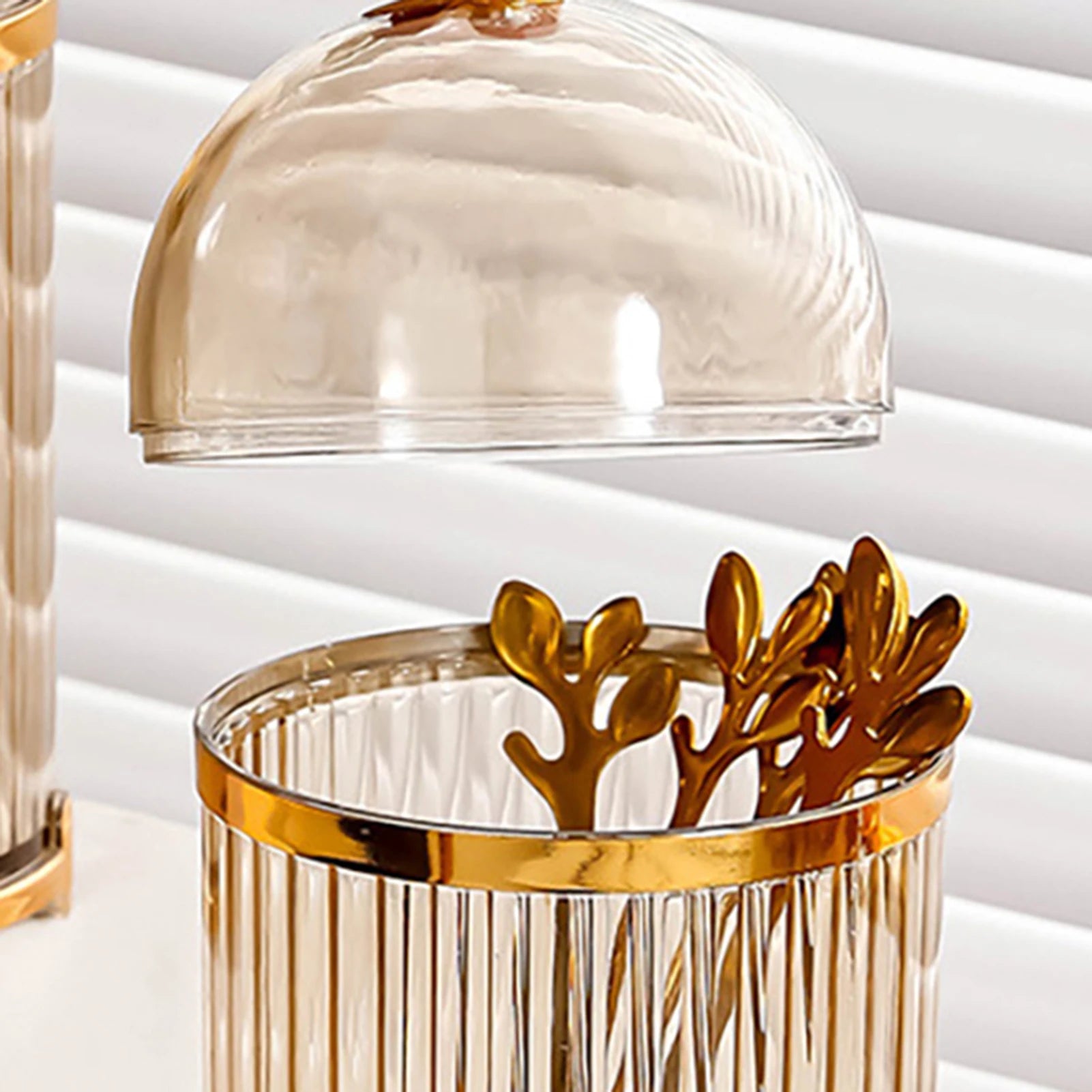 Modern Coffee Spoon Holder Cup Tableware Holder Utensil Holder Food Storage Canister for Centerpiece Peaceful Pleasures Health and Wellness