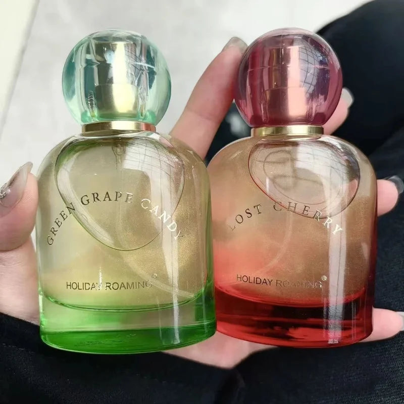 Russia Popular Women Eau De Parfum 50ml Orange Grape Cherry Scents Long-lasting Light Fragrance Women Natural Fruity Perfume Peaceful Pleasures Health and Wellness