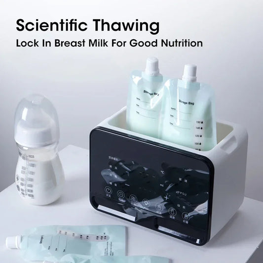 2 in1 Baby Bottle Warmer and Sterilizer Automatic Smart Temperature Control Milk Warmer Disinfection Peaceful Pleasures Health and Wellness