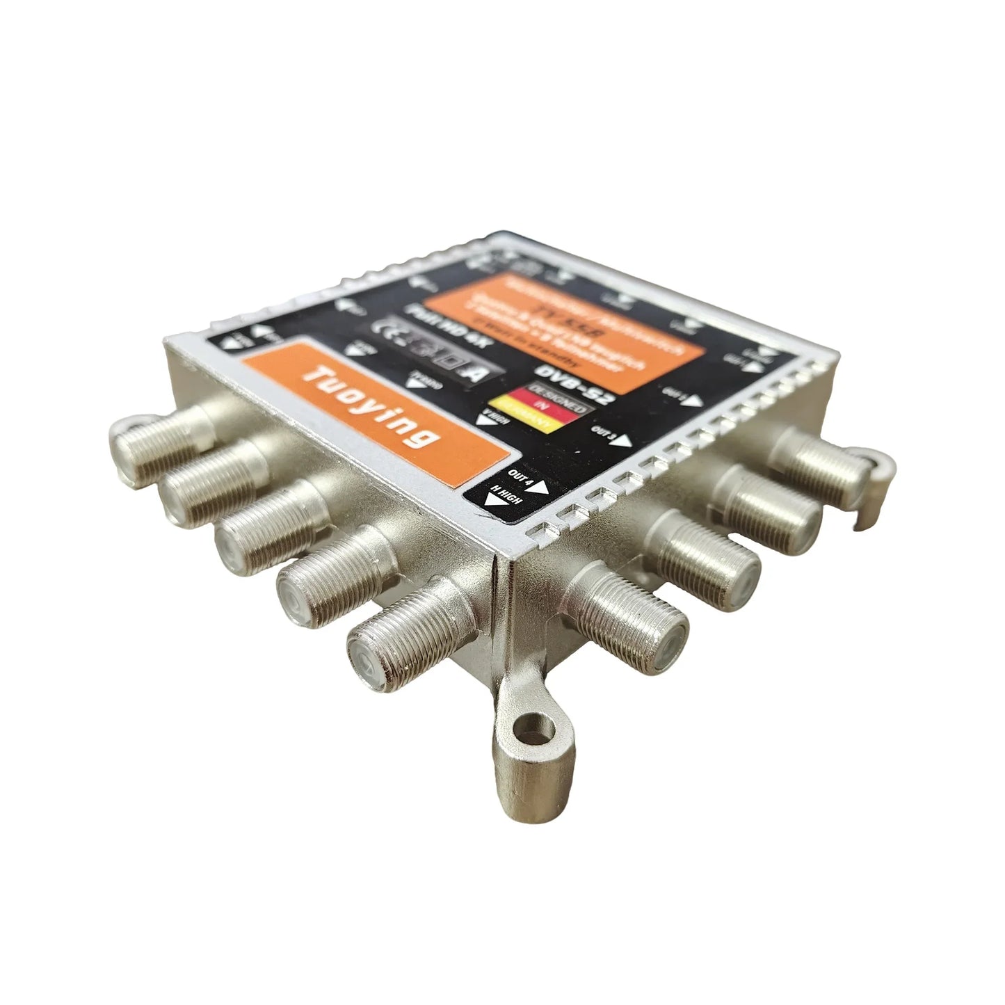 8-Port Satellite Multiswitch Quattro & Quad LNB 4K DVB-S2