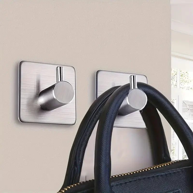 Heavy-Duty Stainless Steel Wall Hooks | Waterproof 6/7 Pack