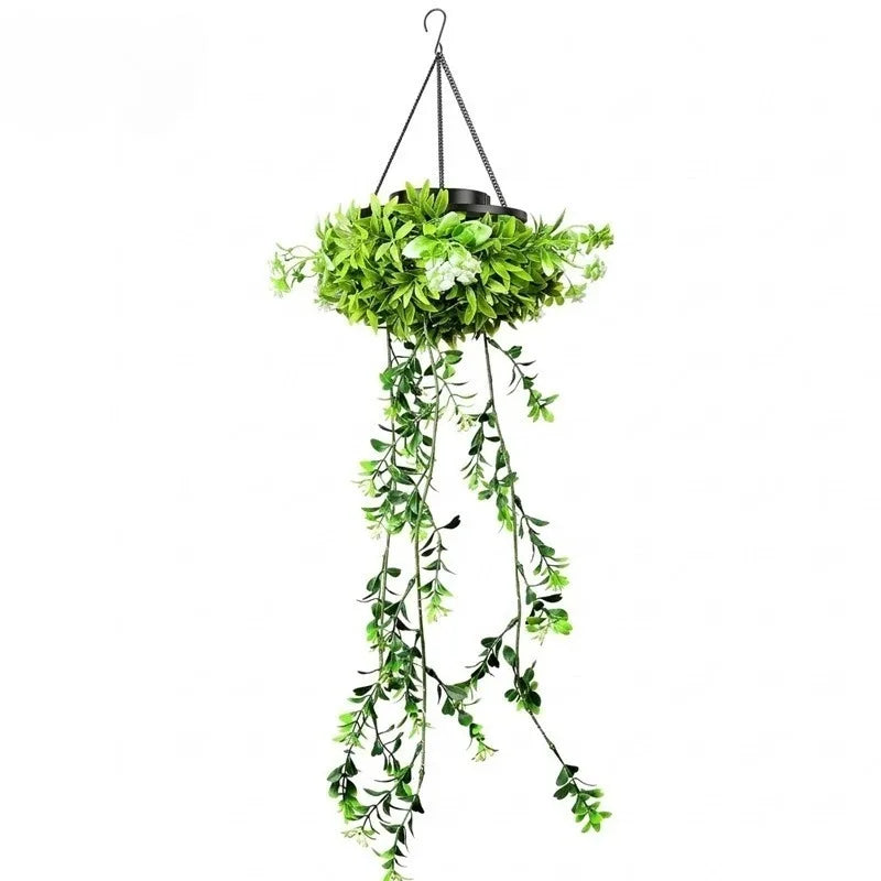 Solar Hanging Ivy Light – Waterproof Outdoor Garden Lamp