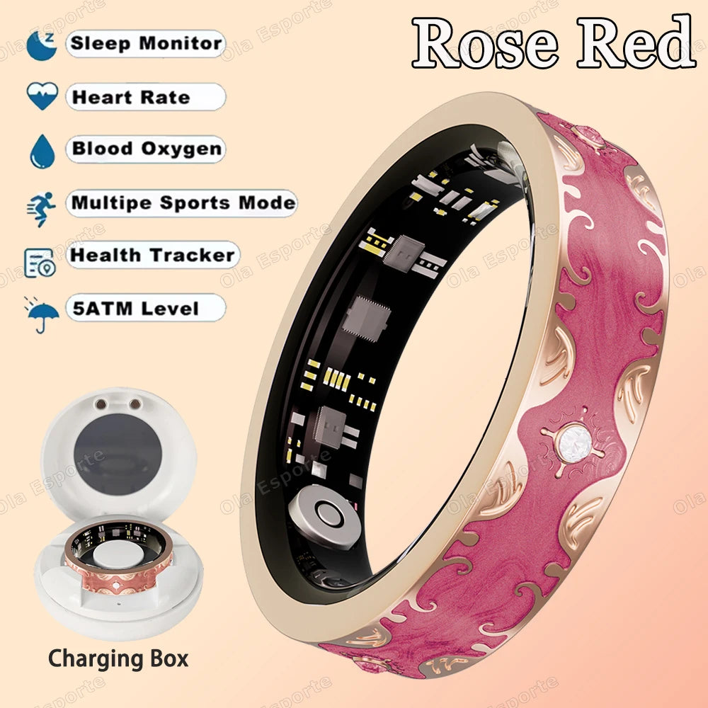 Women's Smart Ring – Heart Rate, Sleep & Fitness Tracker
