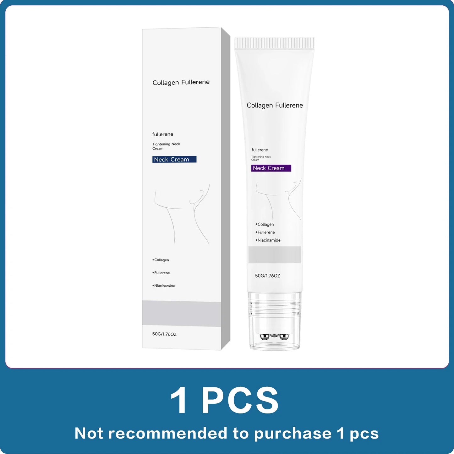 Roller Ball Collagen Neck Cream – Firming & Hydrating 50g
