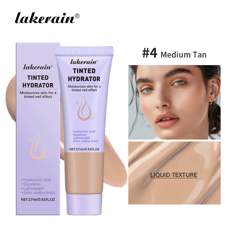 Lakerain Tinted Hydrator Buildable Coverage Intense Moisturizing Even Skin Tone Semi-matte Finish Makeup Moisturizing Cream Peaceful Pleasures Health and Wellness Medium Tan