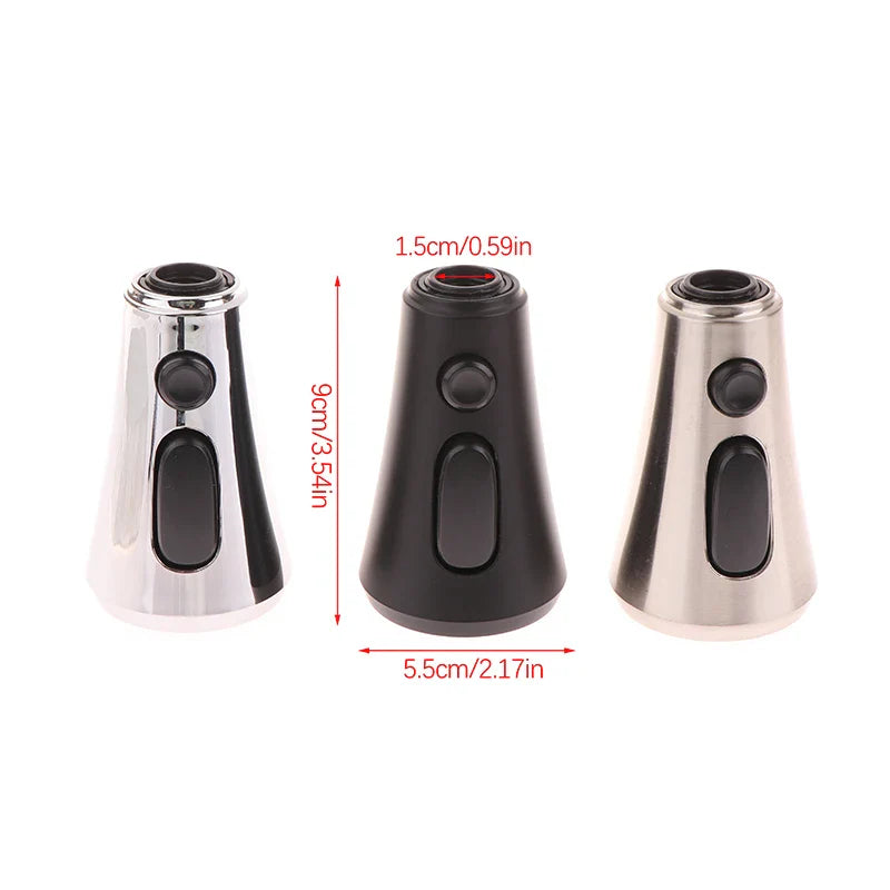 Kitchen Faucet Sprayer Head – 9 Nozzles, 3 Modes, Water Saving