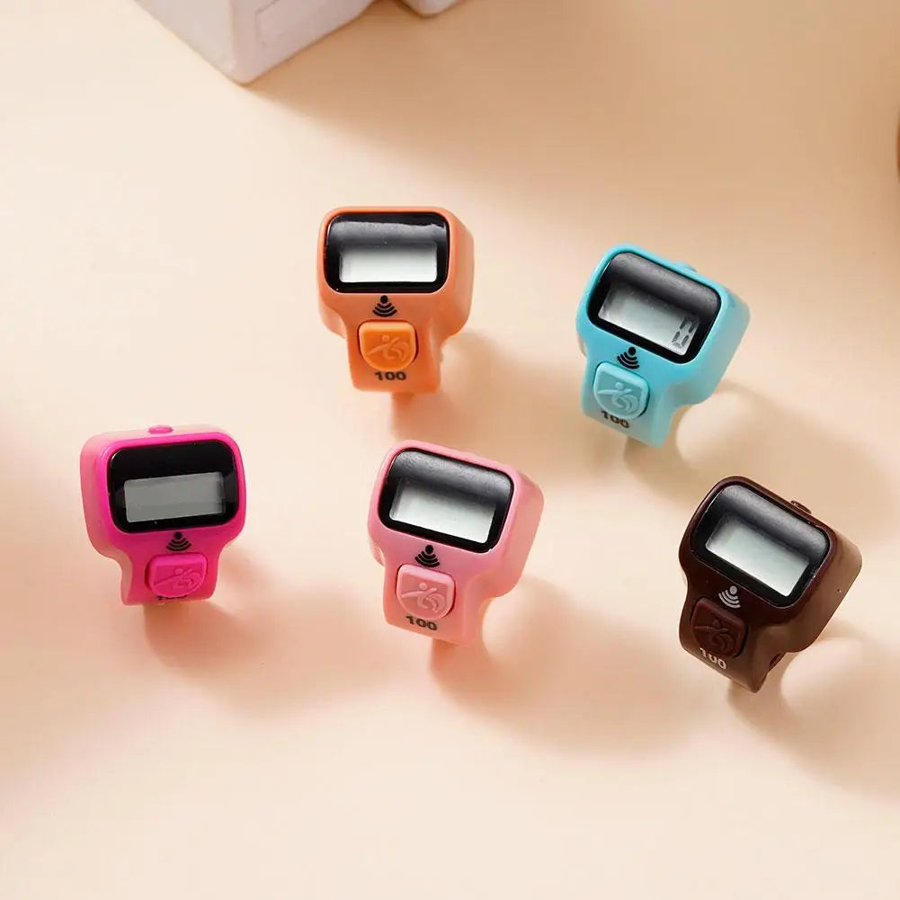 Mini LCD Finger Tally Counter – LED Thumb Clicker with Reset Peaceful Pleasures Health and Wellness