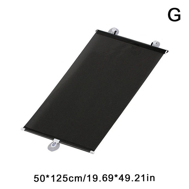 Retractable Sunshade Roller Blind – UV Window Curtain