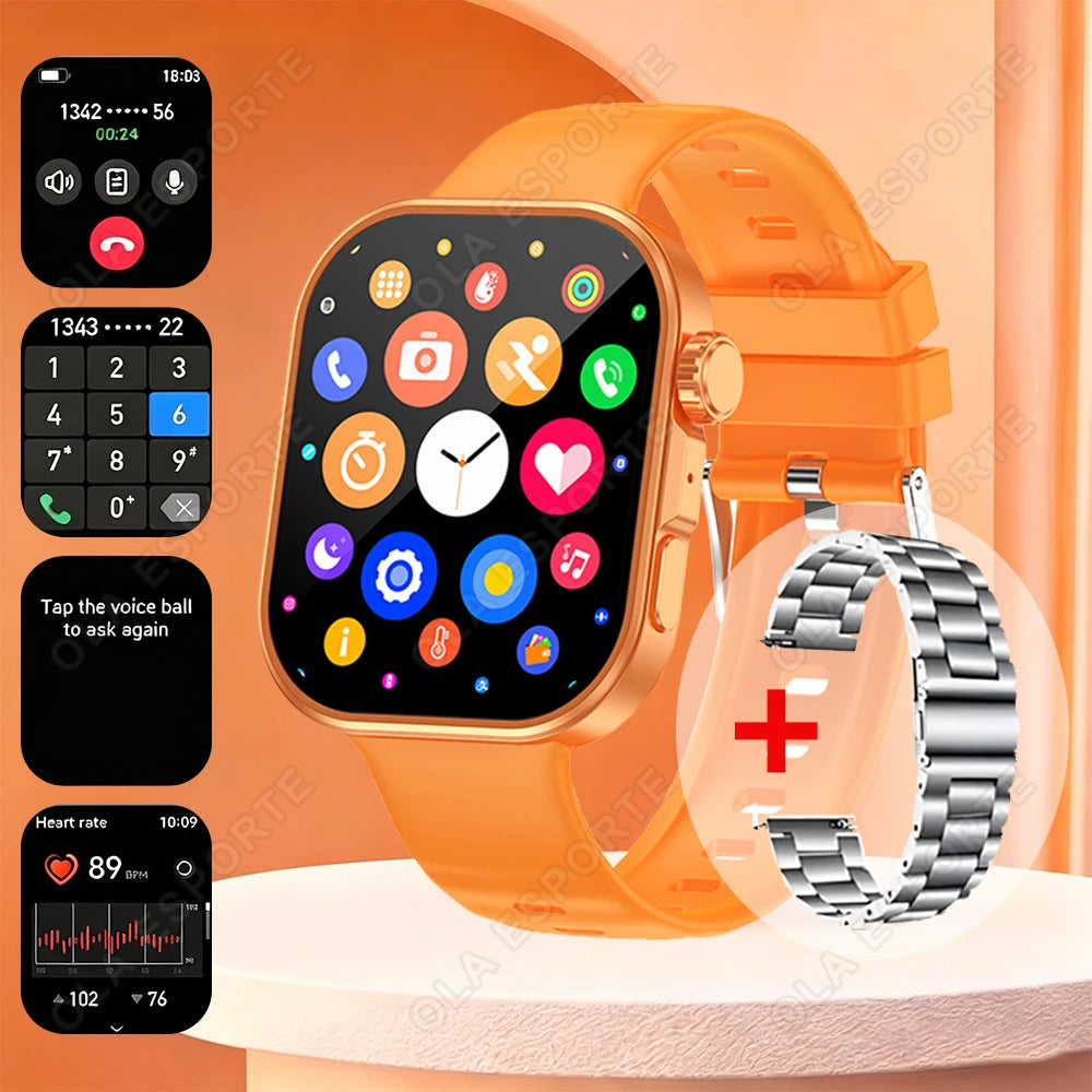 HW12 Bluetooth Smartwatch | Calling, Multi-Sport & Health Tracking