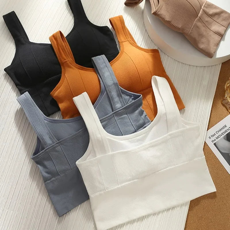 Women's No Steel Ring Gathered Sports Underwear Summer New Breathable Inner and Outer Wear Vest Sports Top Woman Gym Sport Bra Peaceful Pleasures Health and Wellness