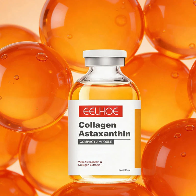 Astaxanthin Collagen Ampoule Essence Gentle Moisturizing Multi-effect Rejuvenation Serum Smooth Soft Skin For All Skin Types Peaceful Pleasures Health and Wellness