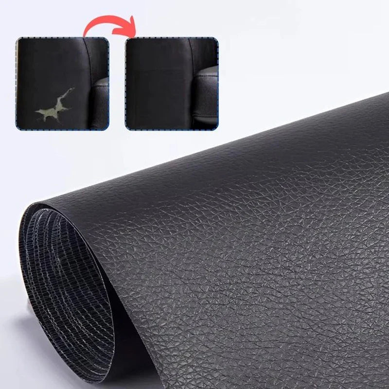 Self-Adhesive PU Leather Repair Patch | Lychee Texture 58cm