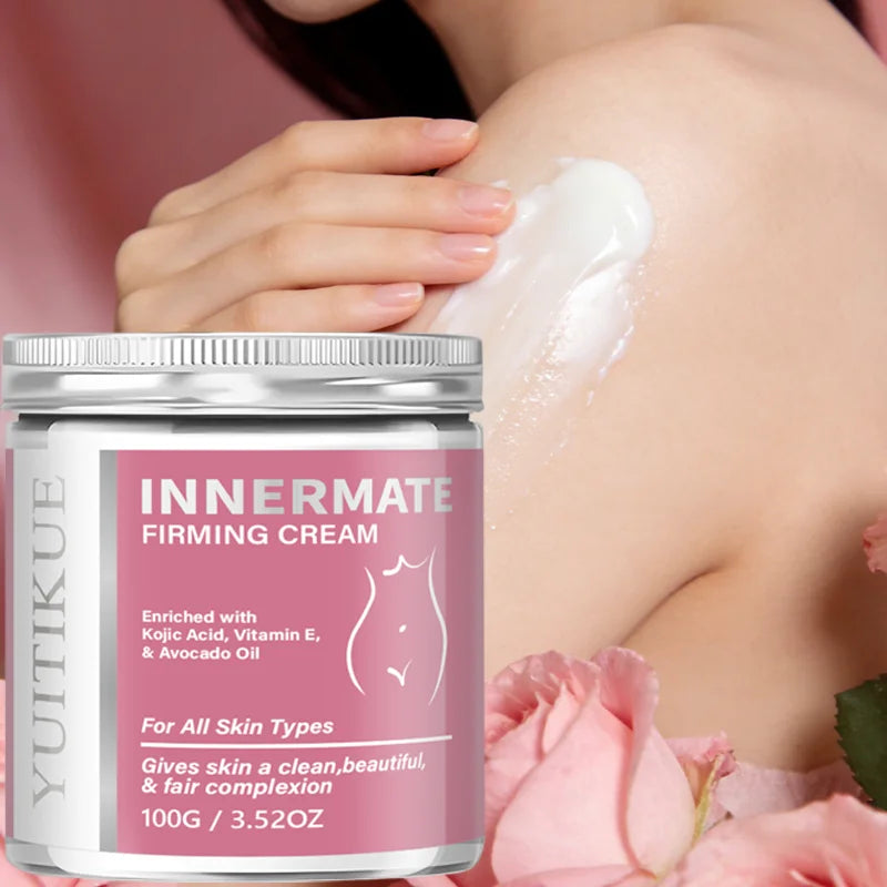 Yuitikue Intimate Firming Cream, 100g Infused with Kojic Acid, Vitamin E & Avocado Oil for Smooth, Bright & Toned Skin Peaceful Pleasures Health and Wellness