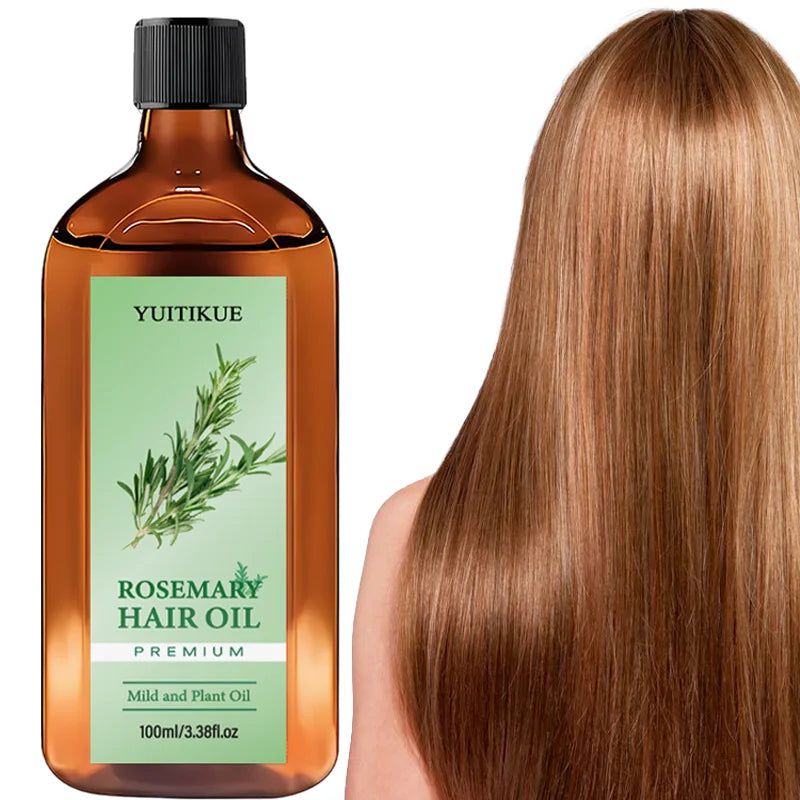 YUITIKUE Rosemary Hair Oil – Plant-Based Scalp Nourishment 100ml Rosemary Hair Oil Peaceful Pleasures Health and Wellness