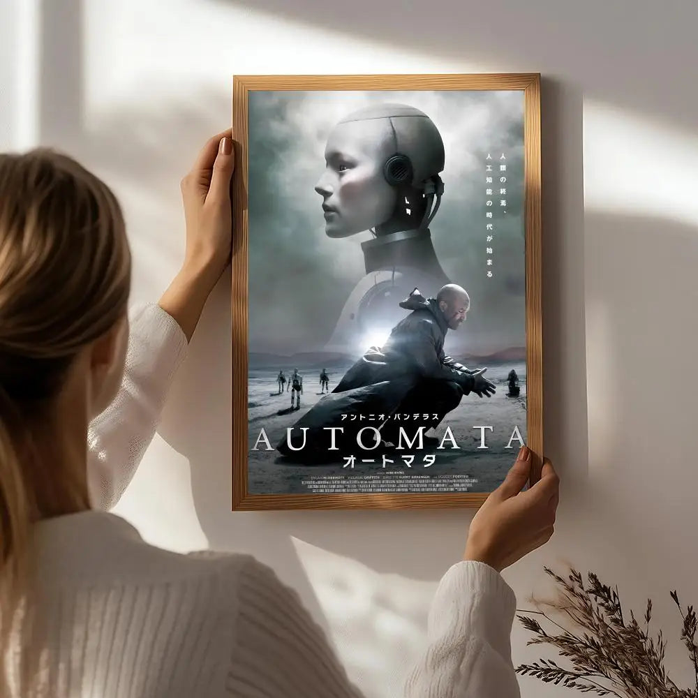 NieR: Automata HD Wall Poster – Self-Adhesive Waterproof Art Gaming Wall Poster Peaceful Pleasures Health and Wellness White2 50X70cmNoframe