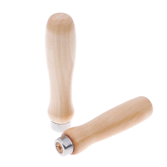 3Pcs 3/10mm Wooden File Handle Hardware File Handle Woodworking Polishing Tools Replacement Accessories Peaceful Pleasures Health and Wellness