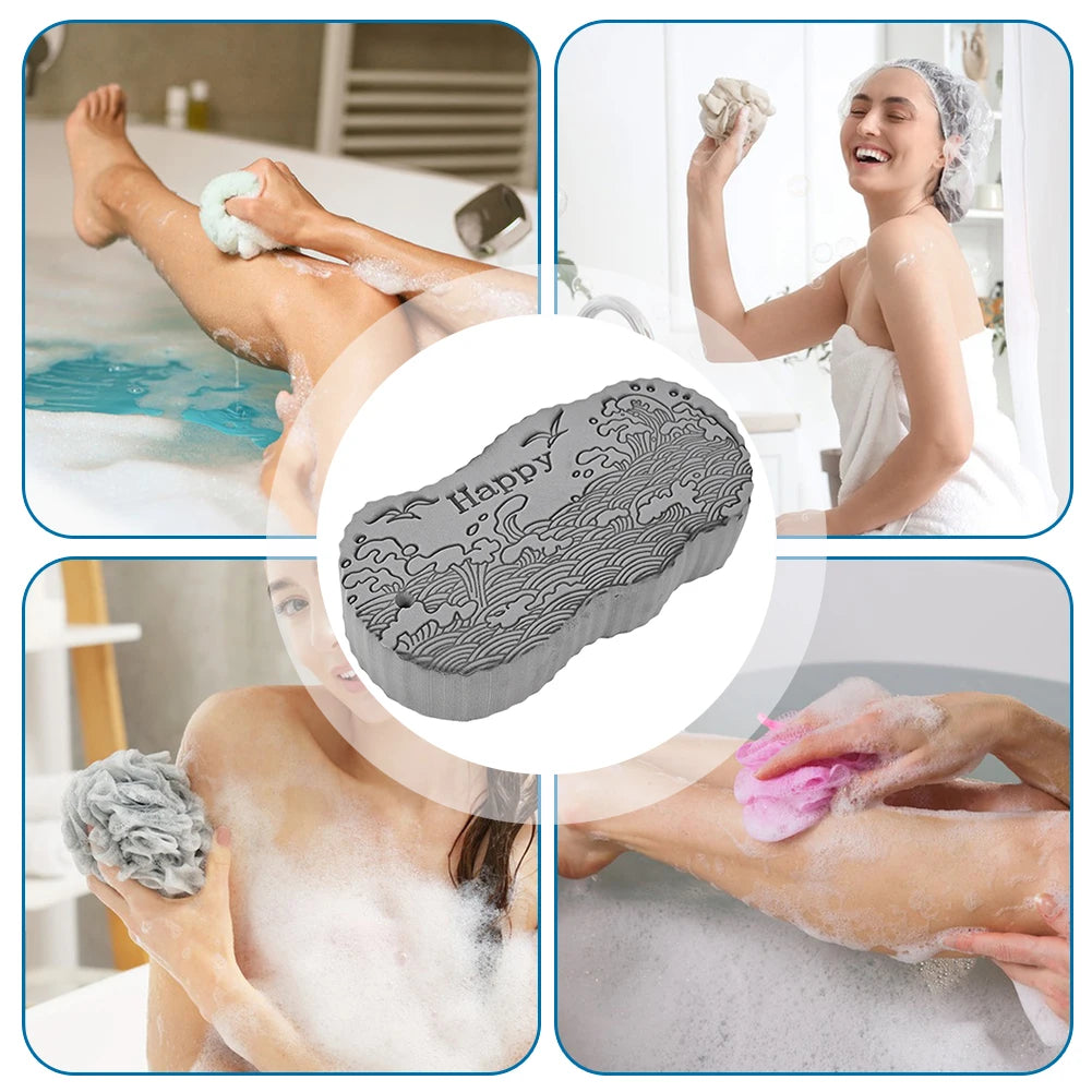 Super Soft Exfoliating Bath Sponge Magics Exfoliators Dead Skin 3D Bath Sponge Body Massage Cleaning Brush For Adults Children Peaceful Pleasures Health and Wellness