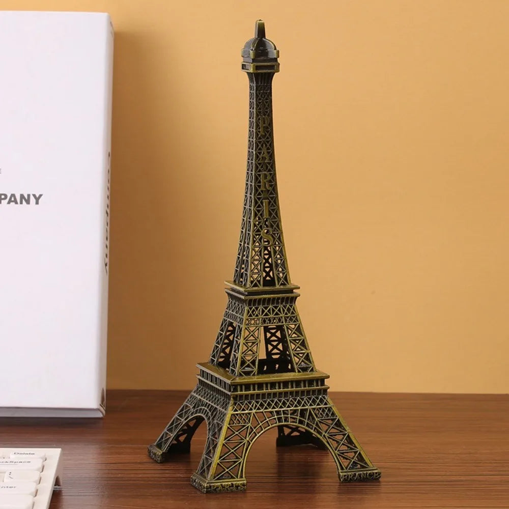 Bronze Metal Eiffel Tower Model Statue – 7 Sizes with Gift Box
