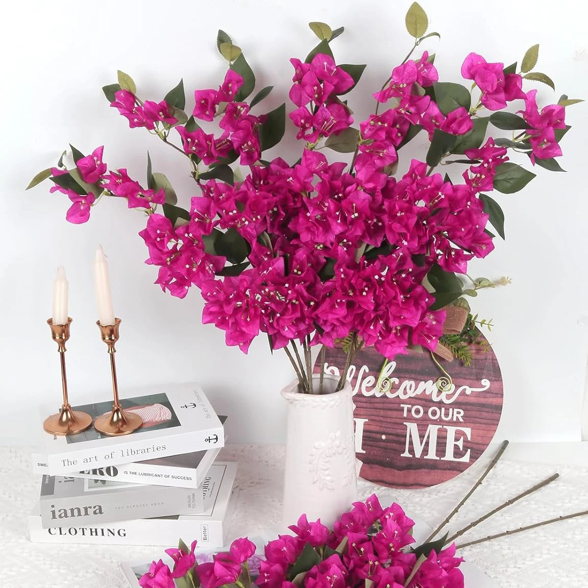 Artificial Silk Rose Bouquet 80cm – Wedding & Home Décor