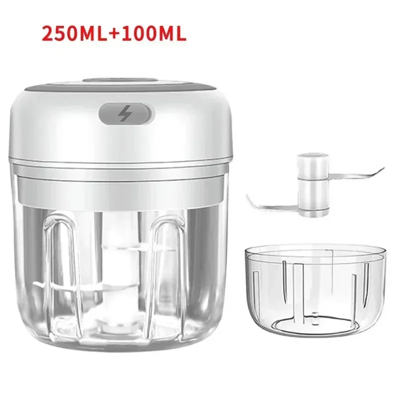 USB Electric Mini Food Chopper – Garlic, Veggie & Meat