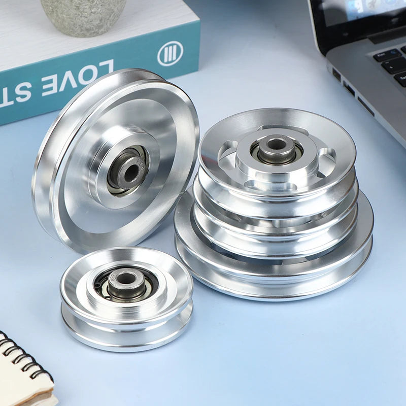 73/88/95/110/114MM Pulley Wheel Aluminium Alloy Bearing Pulley Wheel Replacement Universal Gym Accessory Bearing Pulley Wheel Peaceful Pleasures Health and Wellness