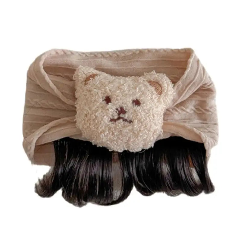 Baby Girl Bear Bangs Headband | Cute Toddler Hairband Ages 1–3