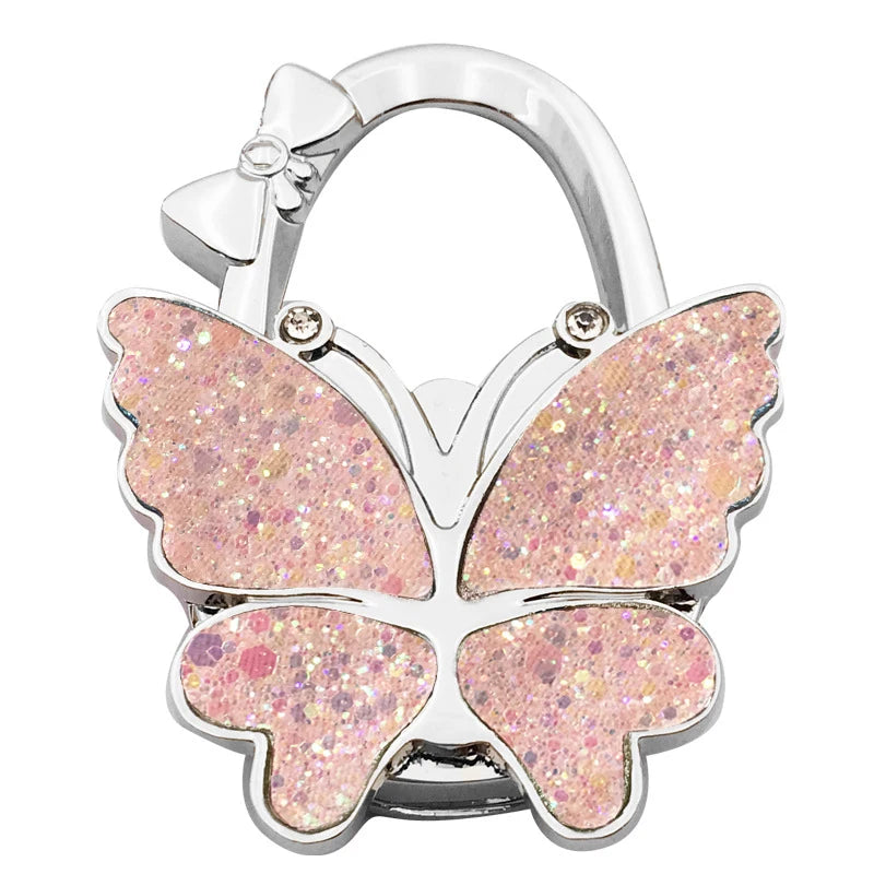 Butterfly Purse Hook – Foldable Handbag Table Hanger for Women