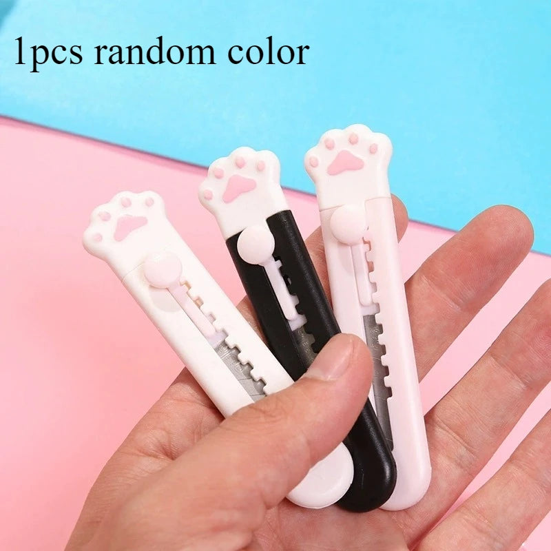 Cute Cat Paw Mini Utility Knife – Box Cutter & Letter Opener