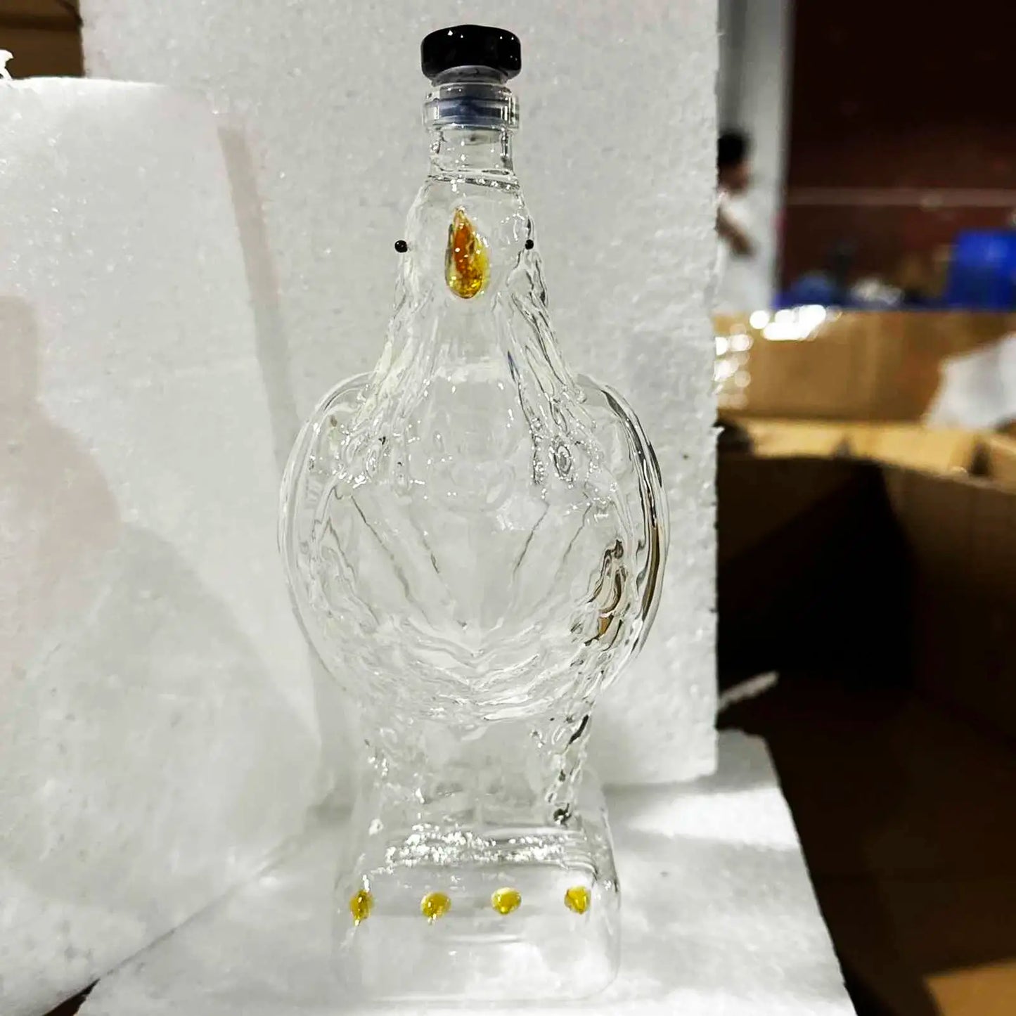 Eagle Whiskey Bottle Eagle Decanter Glass Whiskey Decanter Exquisite Eagle Liquor Bottle Fun Home Decoration for Holidays Peaceful Pleasures Health and Wellness