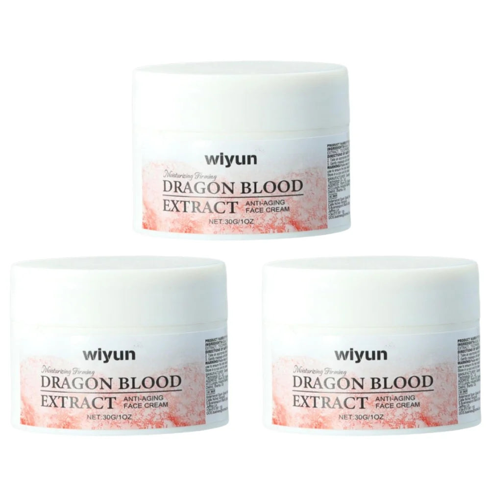 Dragon Blood Cream Moisturizer Skin Rejuvenating Lazy Facial Cream Improve Dry Rough Skin Korean Cosmetics For Face Cream Peaceful Pleasures Health and Wellness 3 PCS