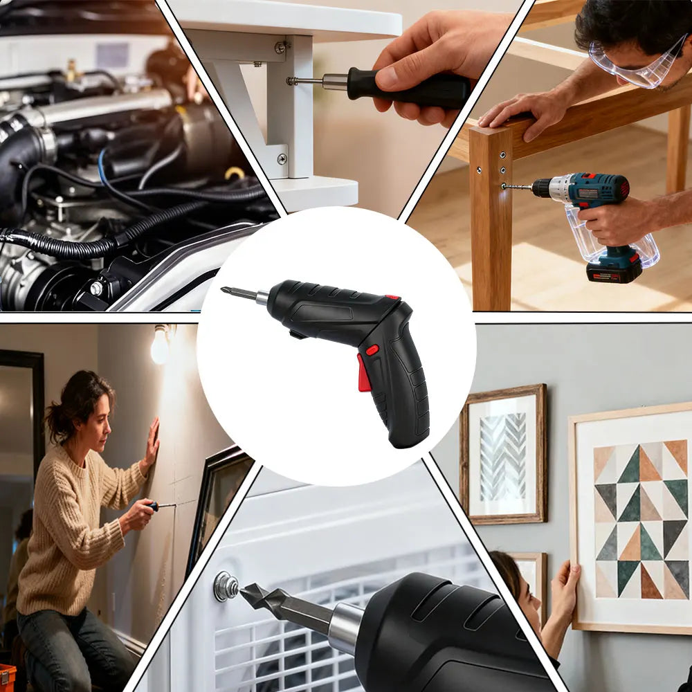 Professional Portable Electric Screwdriver 3.6V Rechargeable Lithium Cordless Tool for Home DIY Maintenance & Repair Peaceful Pleasures Health and Wellness