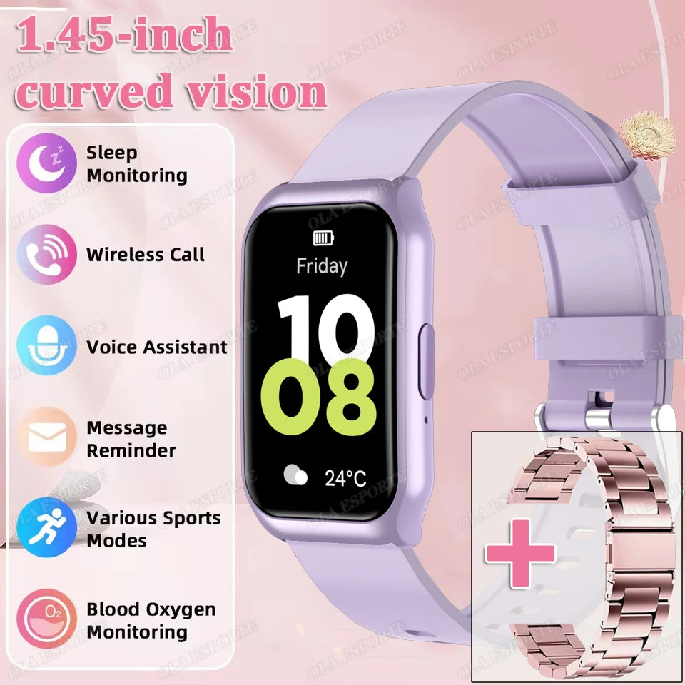 New Smart Watch Bluetooth Calling Heart Rate&Sleep Monitoring Flashlight Voice Assistant Men Women Smartwatch A3958 Peaceful Pleasures Health and Wellness Pu18PkSzstrap