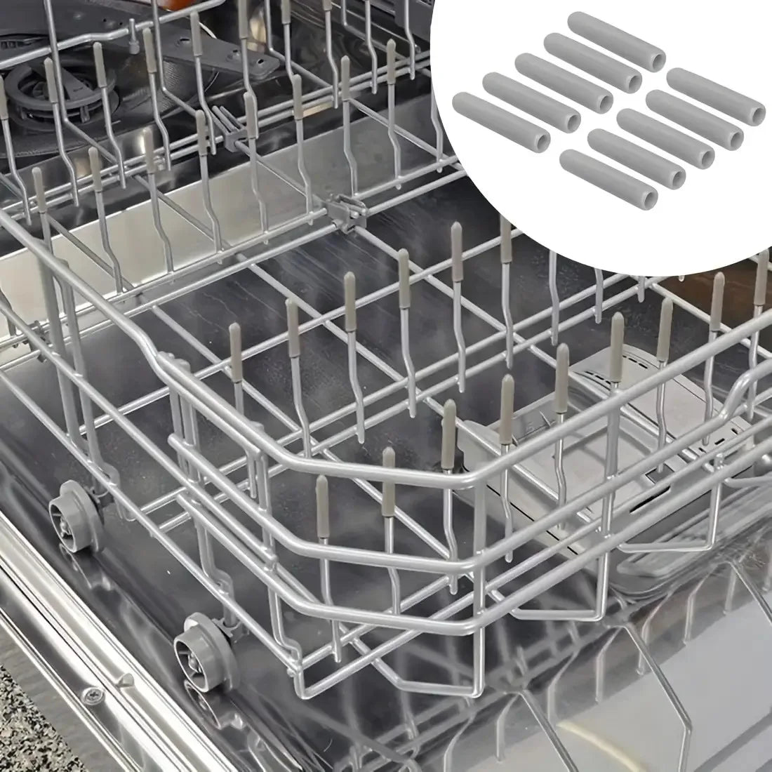 Dishwasher Rack Caps Tip Tine Cover Cap Flexible Round End Protective