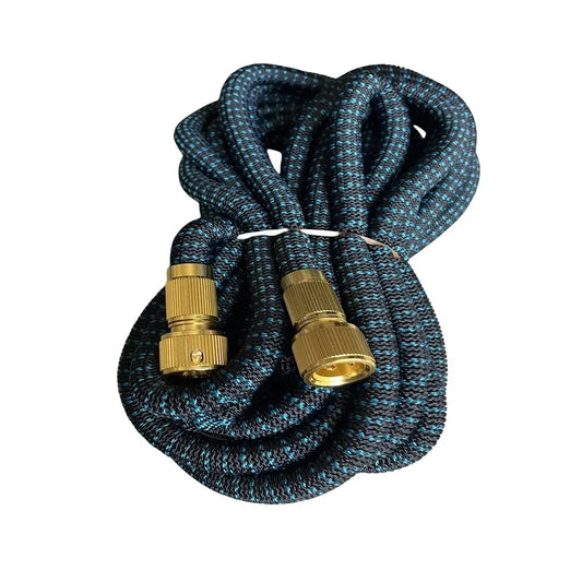 Expandable Magic No Kinks Garden Hose For Garden Watering And Cleaning With 1/2 Inch Connector Sprinkler Head Watering Device Peaceful Pleasures Health and Wellness 50ft