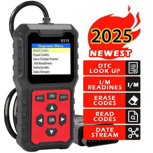 USB Powered 2025 Car OBD2 Scanner - Advanced Engine Diagnostic Tool, with code reader, multi-language support, suitable for 1996 Peaceful Pleasures Health and Wellness Default Title