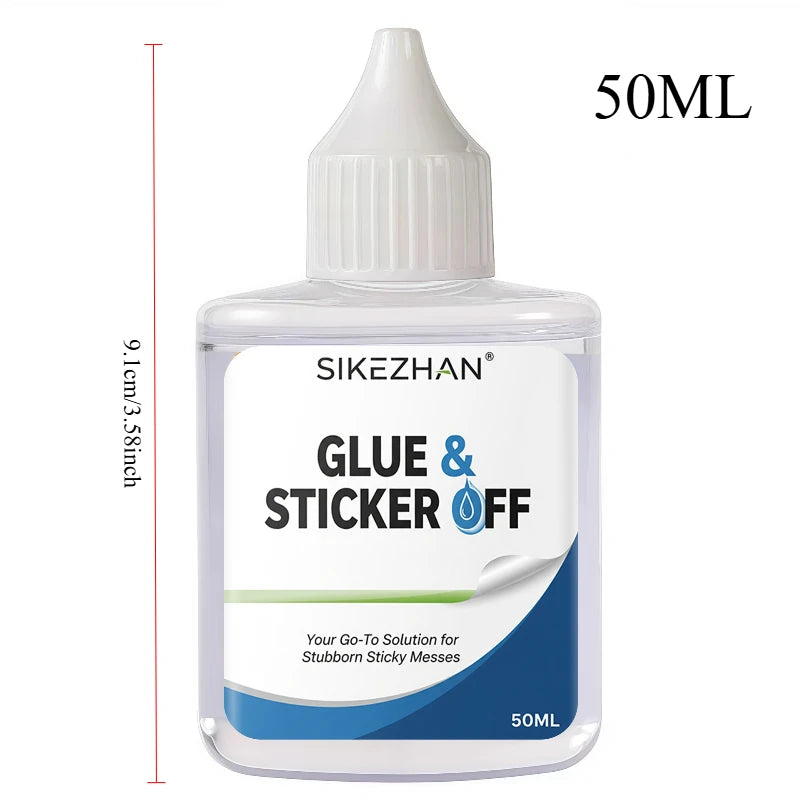 50ML Powerful Adhesive Remover - Dissolves Stickers, Decals, Glue & Tree Sap | Safe for Cars, Glass & Home Use Peaceful Pleasures Health and Wellness