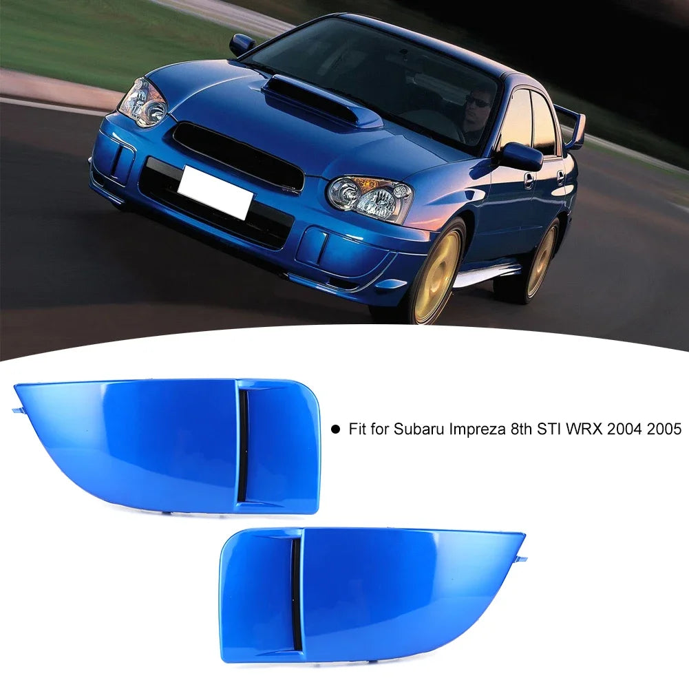 Fog Lamp Bezel Light Cover Front Pair Fit Impreza STI 04-05
