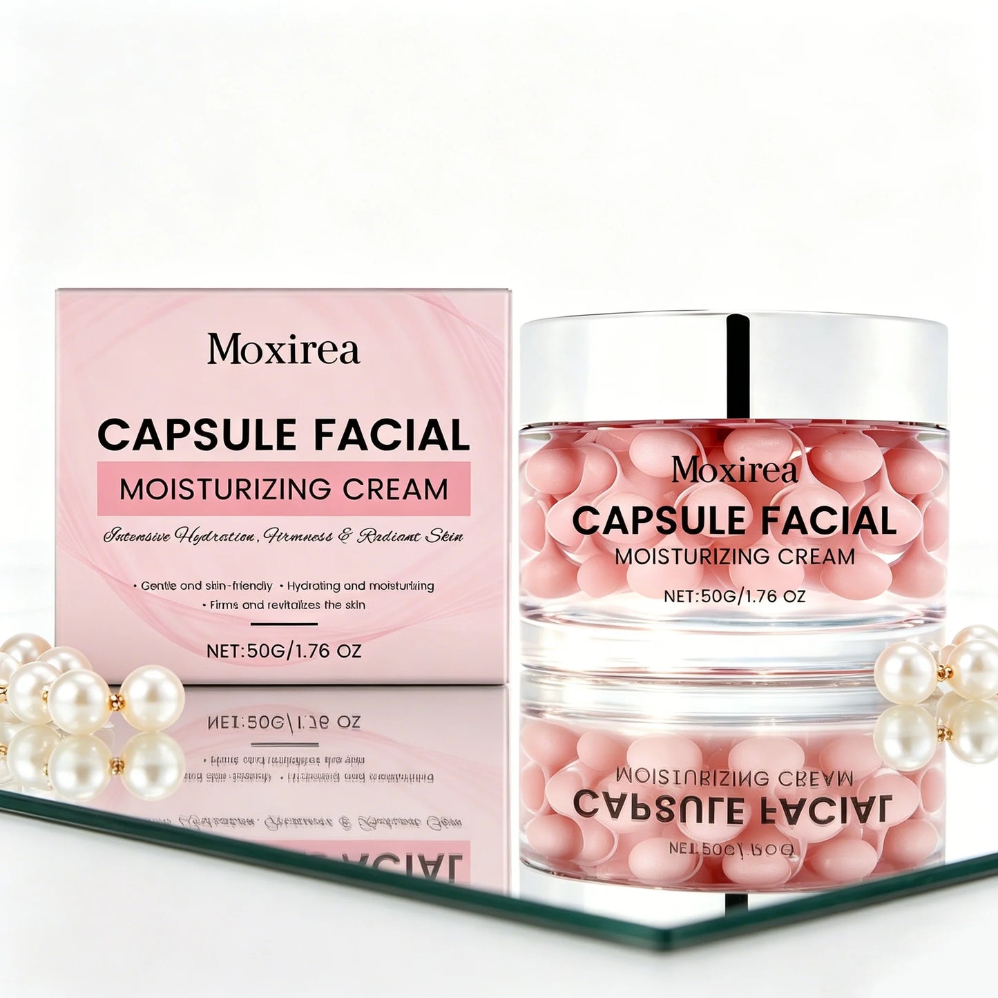 MOXIREA Korean Face Capsule Cream | Brightening Moisturizer