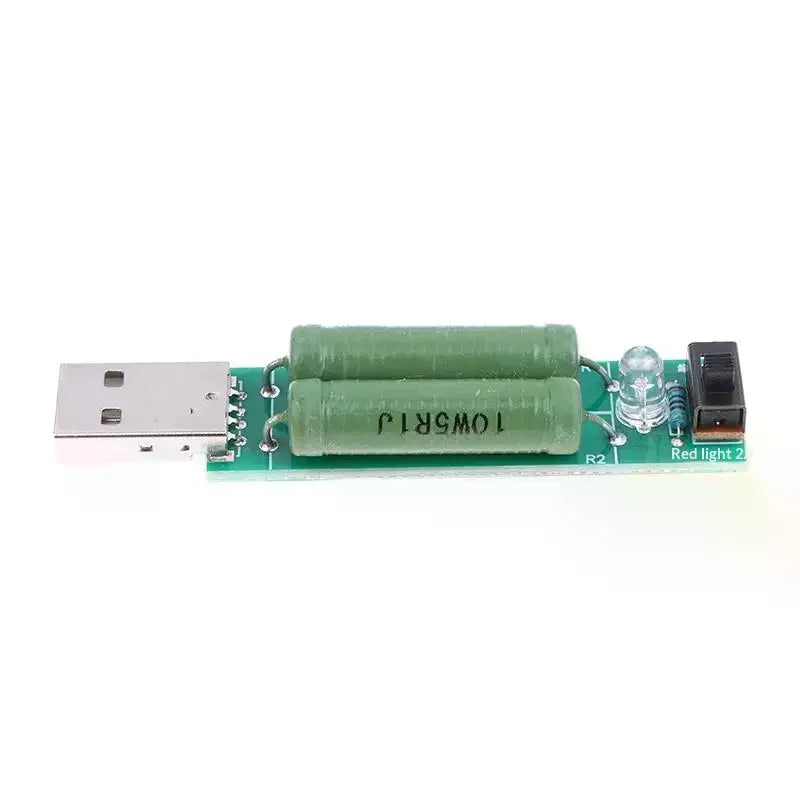 Mini USB Load Tester Power Bank Discharge Resistor 1A/2A