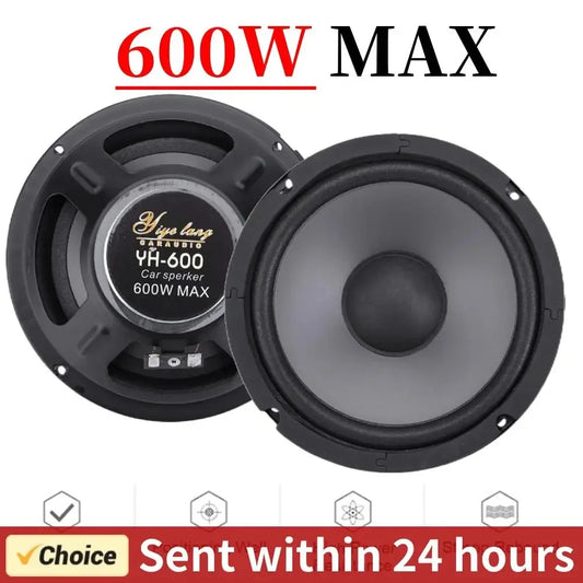 4/5/6.5 Inch Car Speakers 600W 2-Way Vehicle Door Auto Audio Music Stereo Subwoofer Full Range Frequency Automotive Speakers Peaceful Pleasures Health and Wellness