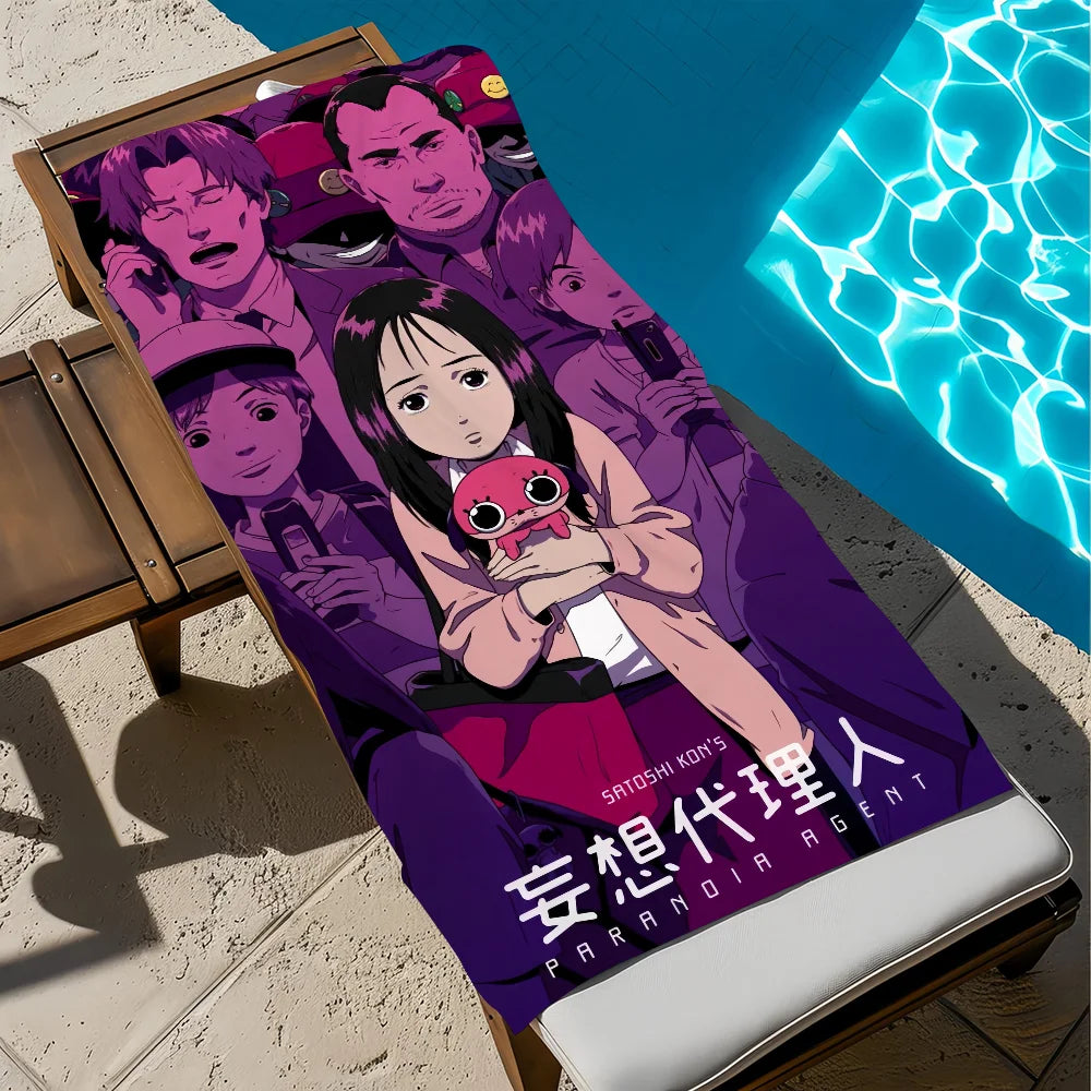 Anime Quick-Dry Beach Towel | Soft Pool Towel for Travel & Gym Quick-Dry Beach Towel Peaceful Pleasures Health and Wellness z3 STJ150x200CM