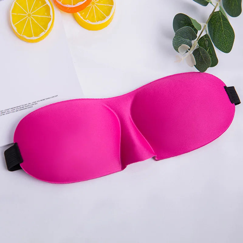3D Sleep Mask – Blackout Eye Mask for Travel & Better Sleep Sleep Eye Mask Peaceful Pleasures Health and Wellness Rose Red
