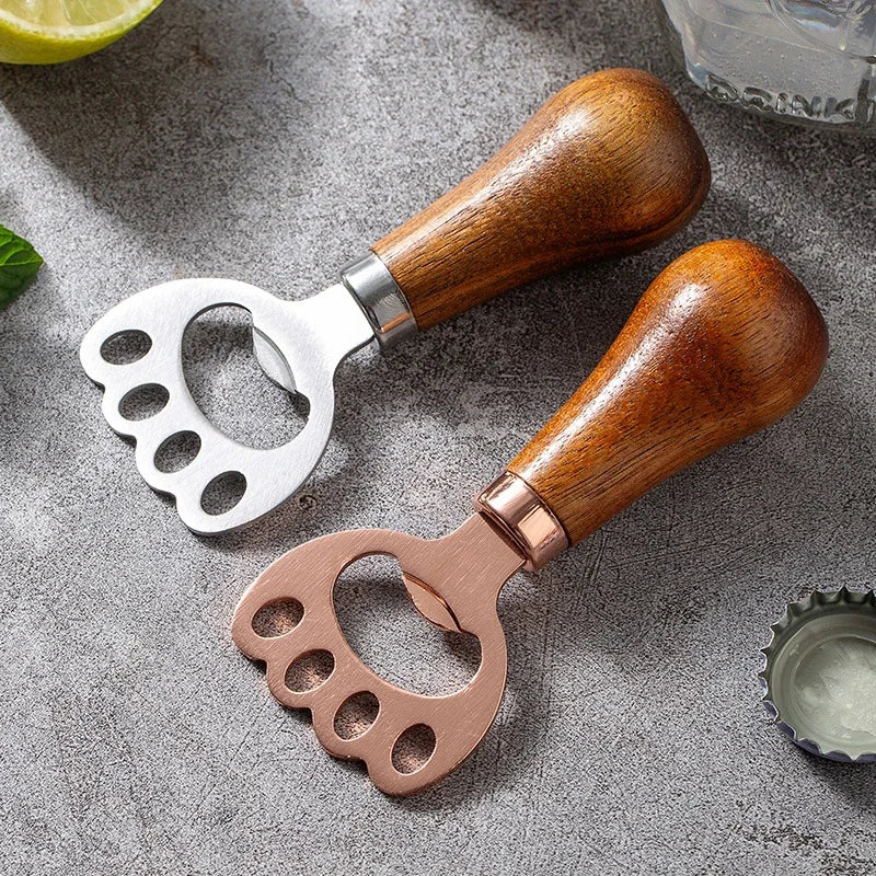Cat Claw Stainless Steel Bottle Opener with Hanging Rope Novelty Bottle Opener Peaceful Pleasures Health and Wellness