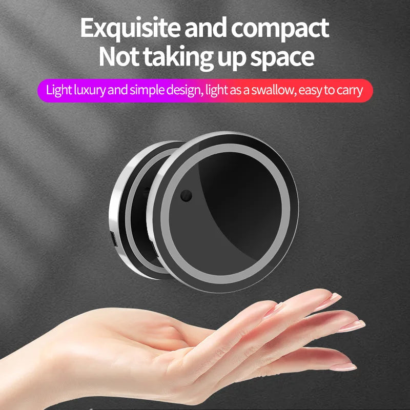 Car LED Cup Holder Light – 7 Color Rechargeable Coaster Insert