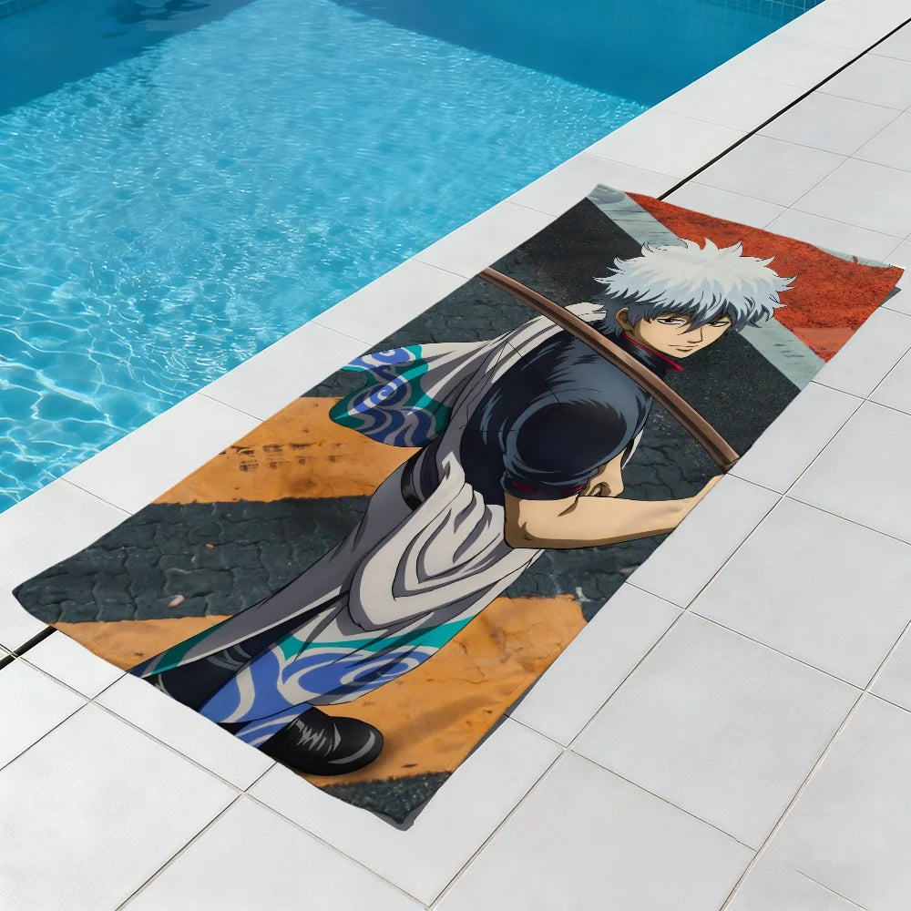 Gintama Anime Beach Towel – Quick Dry, Soft, Multi-Size