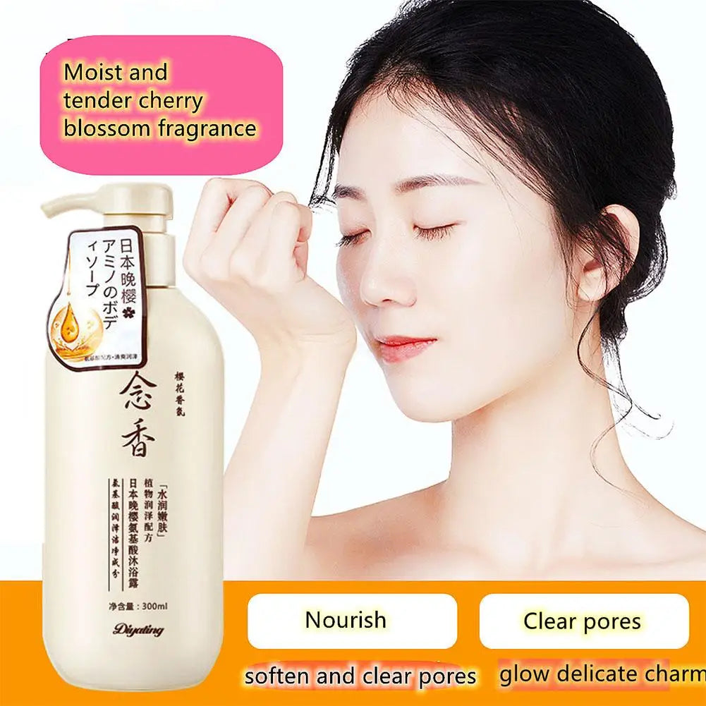 300ML Japanese Shampoo And Conditioner & Body Wash, Amino Acid Fragrant Japanese Shampoo, Japan Evening Shampoo Hair Care Peaceful Pleasures Health and Wellness