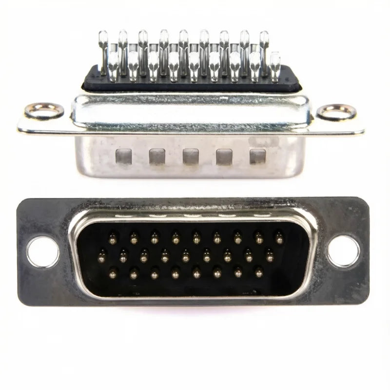 5pcs DB26 26 Pin HDB26 Male Female 3 Rows Solder Type D-Sub Connector Socket Adapter Peaceful Pleasures Health and Wellness