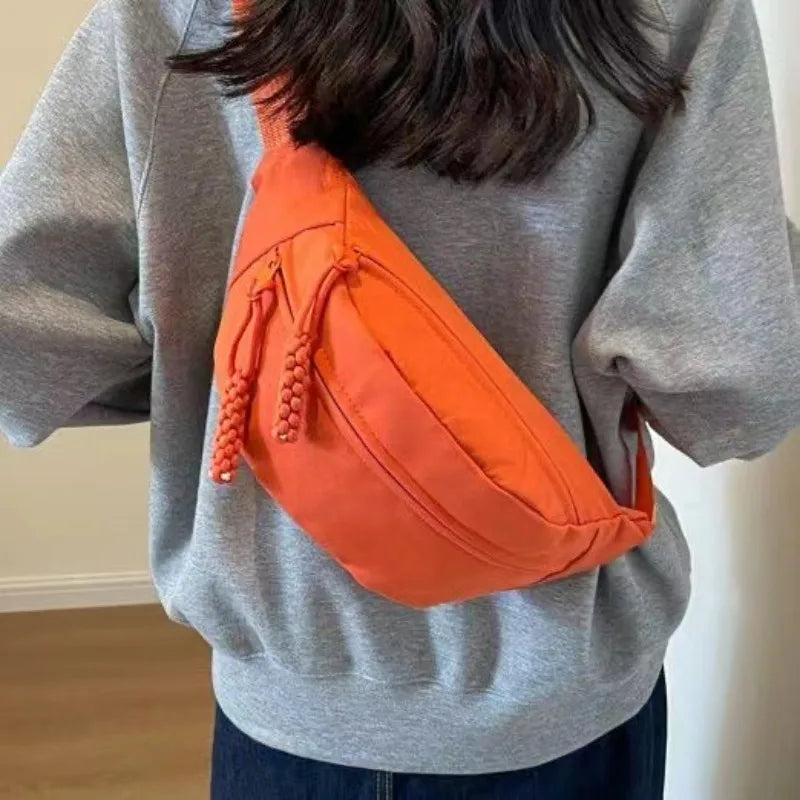 Waterproof Chest Pack Large Crossbody Sling Bag | Unisex Travel Crossbody Chest Pack Peaceful Pleasures Health and Wellness